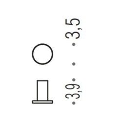 Крючок COLOMBO DESIGN MINI CD107.NM одинарный цвет черный матовый